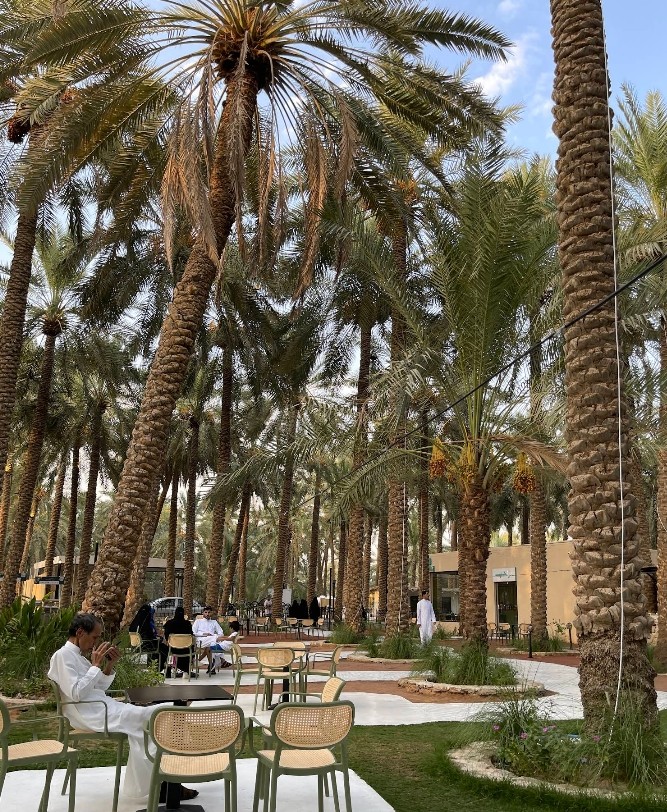 الجلسات الخارجية لرَحب بين النخيل — فرع عنيزة